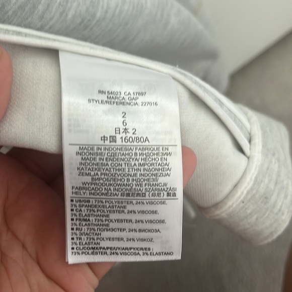 Light grey heather icon blazer from gap, thick and very good condition - Picture 3 of 3